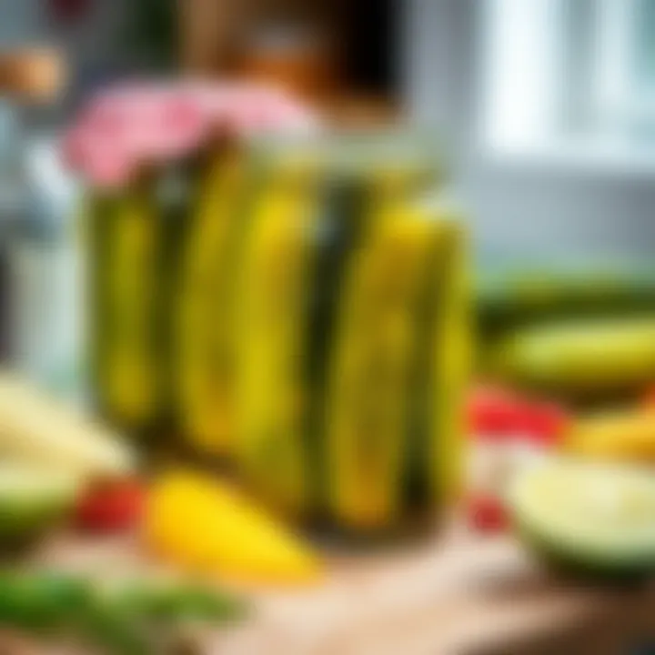 Homemade Pickles with Clarity Homemade pickles with clear brine