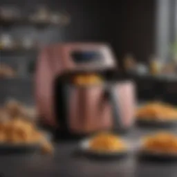 Showcasing the sleek design of the Vestel Airfryer XL