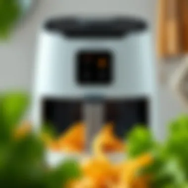 Innovative Design of Xiaomi Airfryer Close-up of Xiaomi Airfryer showcasing its modern design