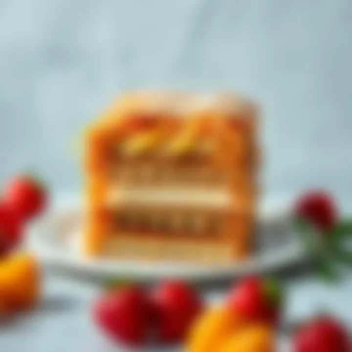 A detailed illustration highlighting the layers of baklava.