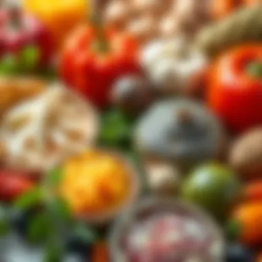 Seasonal Ingredients for a Culinary Journey A vibrant spread of seasonal ingredients ready for a culinary adventure.