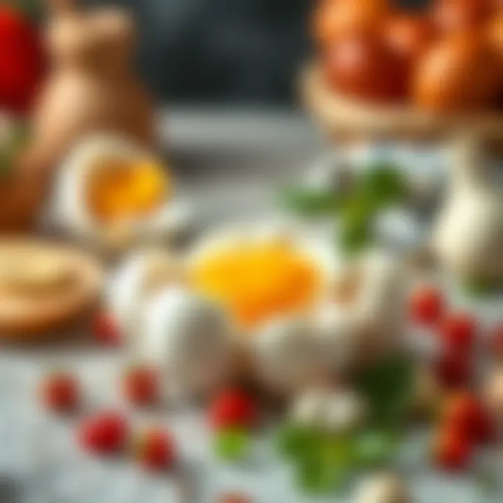 Understanding the Nutritive Benefits of Eggs Nutritive value of eggs illustrated with ingredients