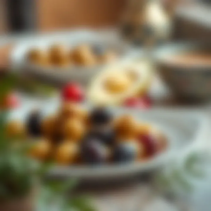 Elegant serving of olives on a platter, emphasizing mindful eating